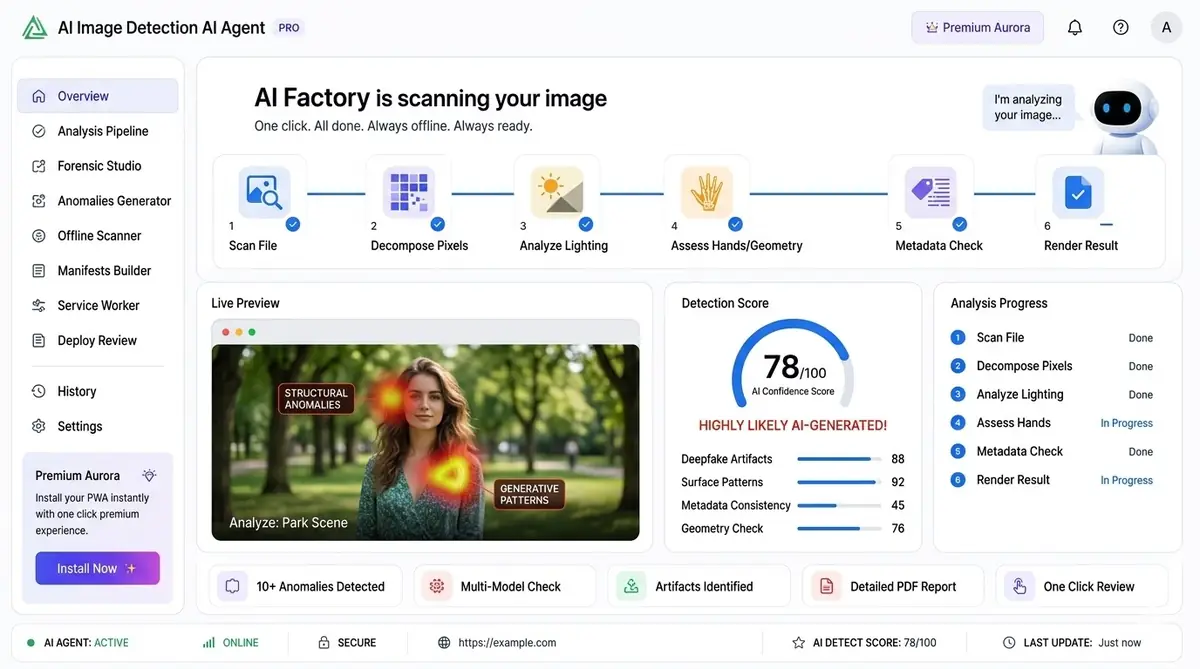 AI simple calculator agent — example of the AI tool dashboard software